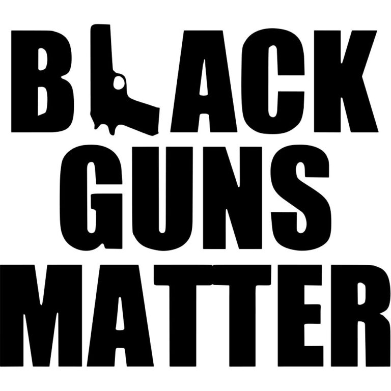 Black Guns Matter Decal