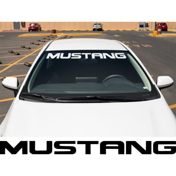 Mustang Windshield Banner