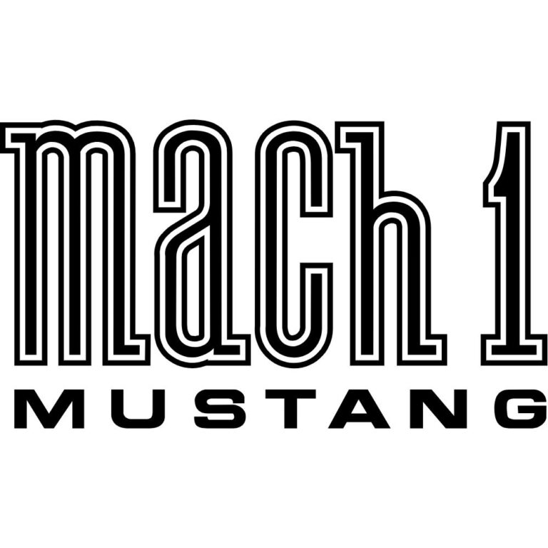 Mach 1 Mustang Decal