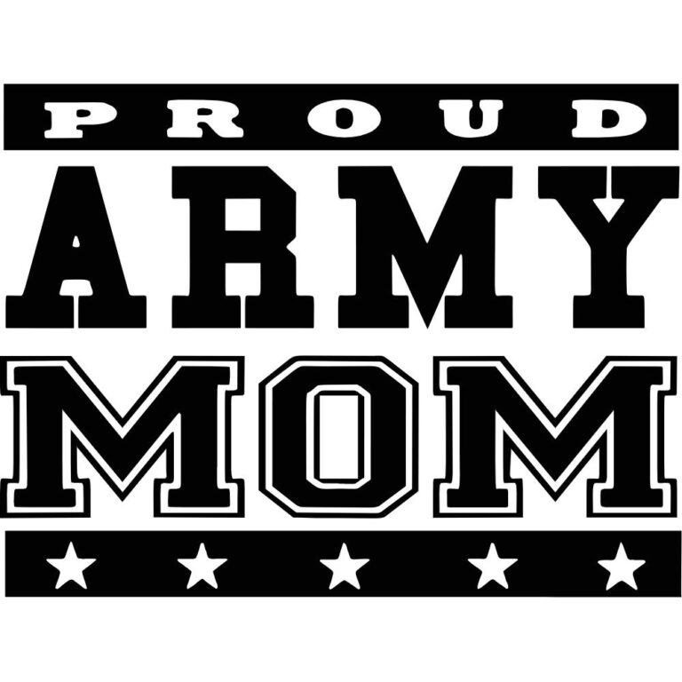 Proud Army Mom Decal