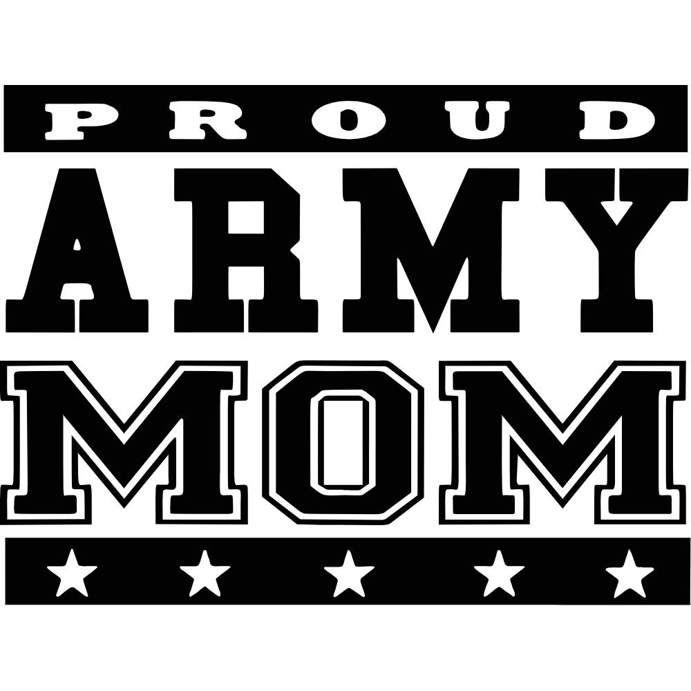 Proud Army Mom Decal