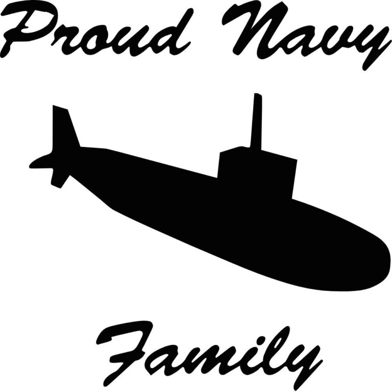 Proud Navy Family Decal