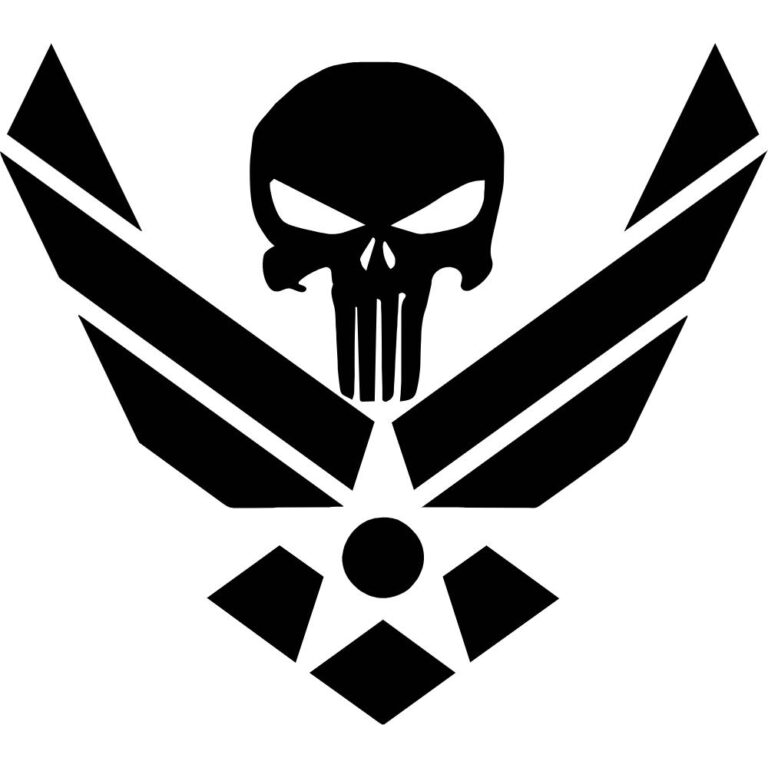 Punisher Air Force Decal