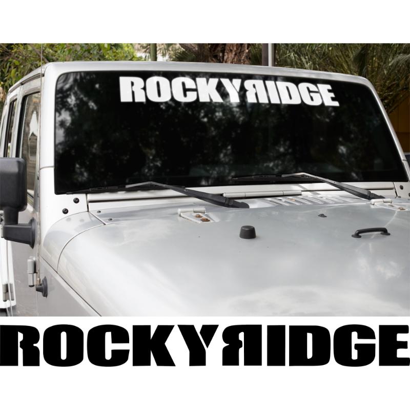 Rocky Ridge Windshield Banner