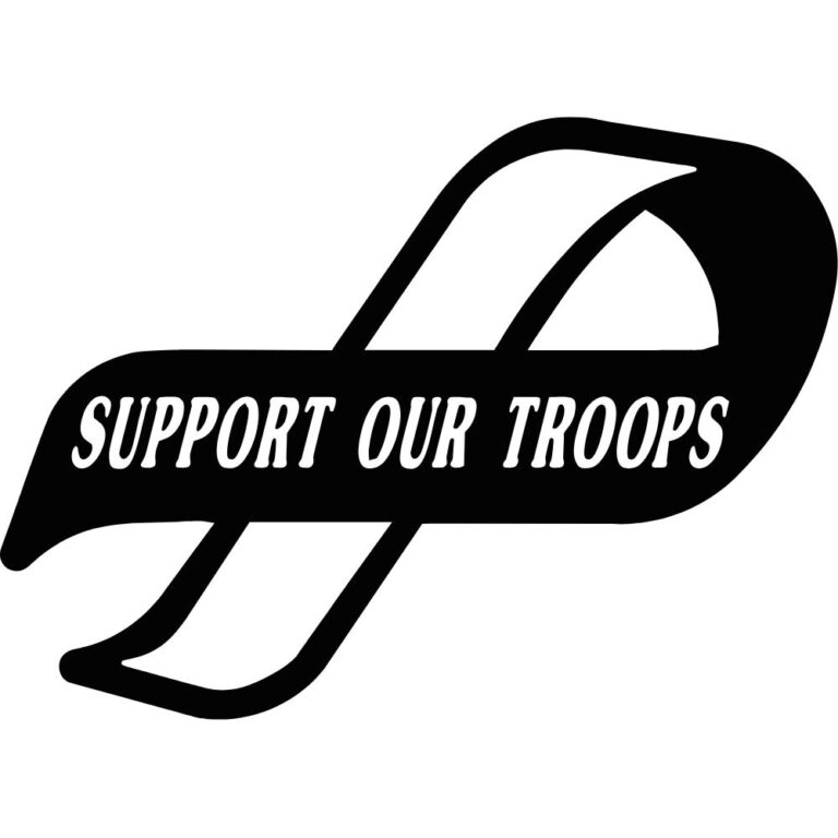 Support Our Troops Decal