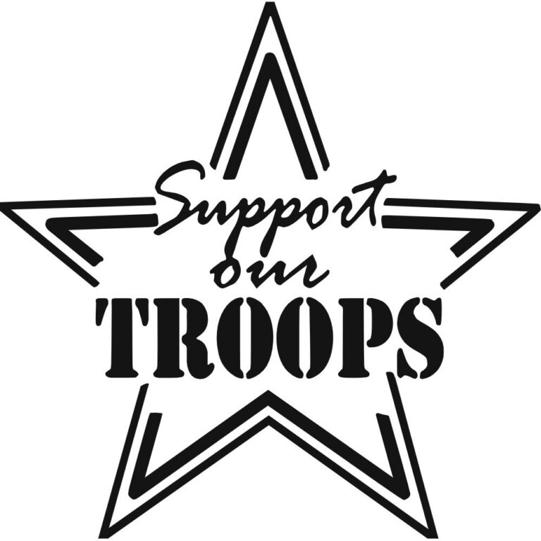 Support Our Troops Decal
