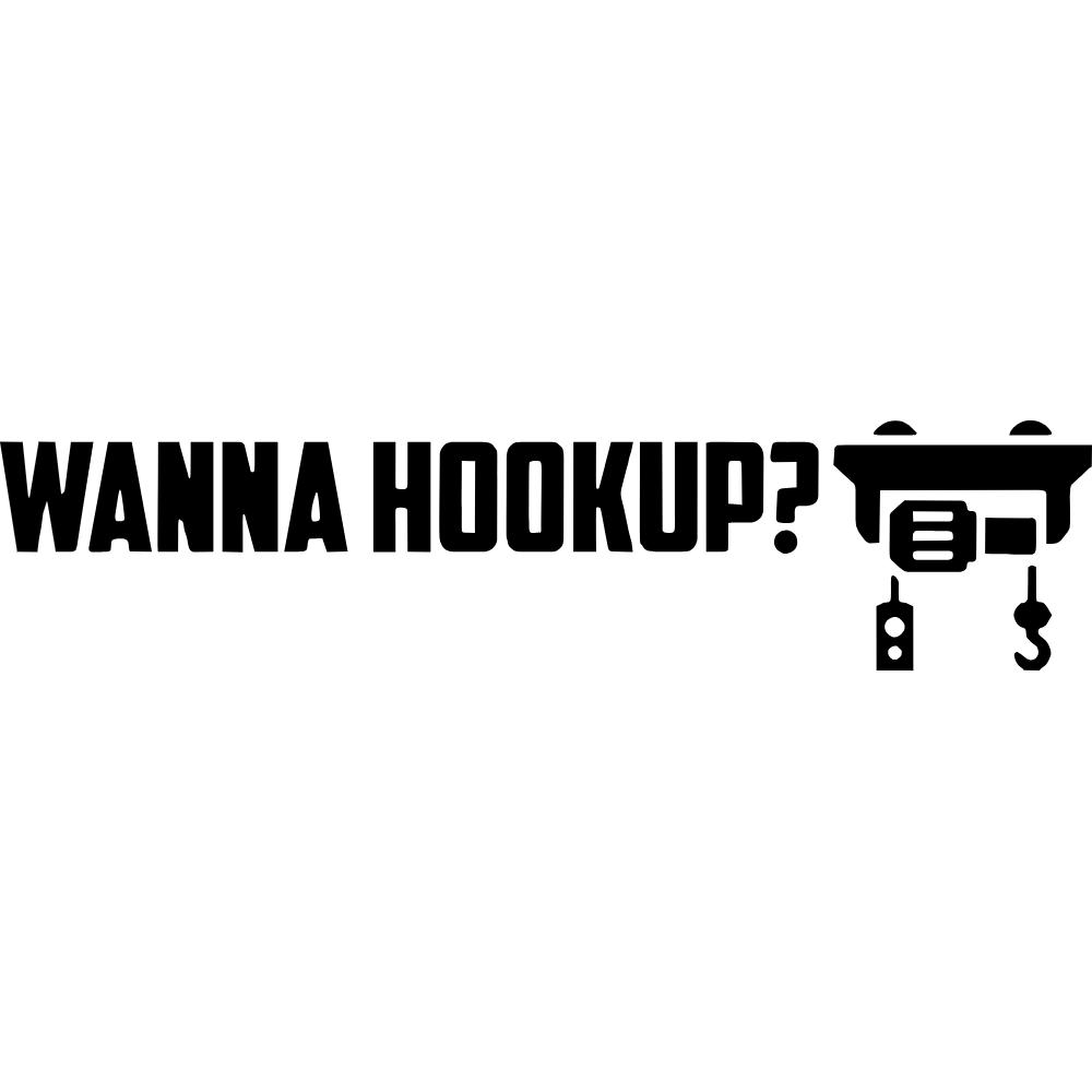 Wanna Hookup? Jeep Decal