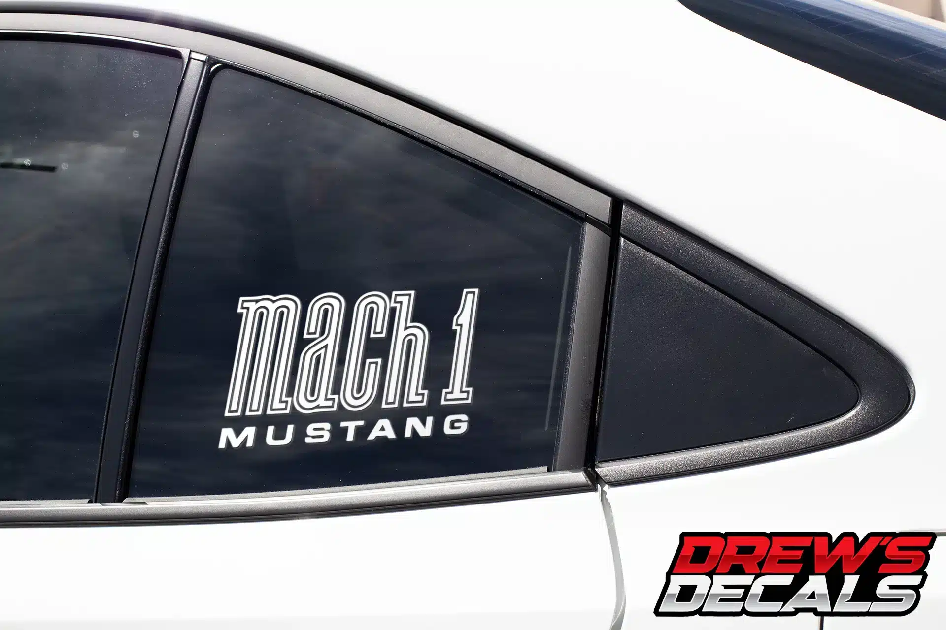 Mach 1 Mustang Decal