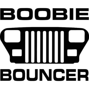 Boobie Bouncer Jeep Decal
