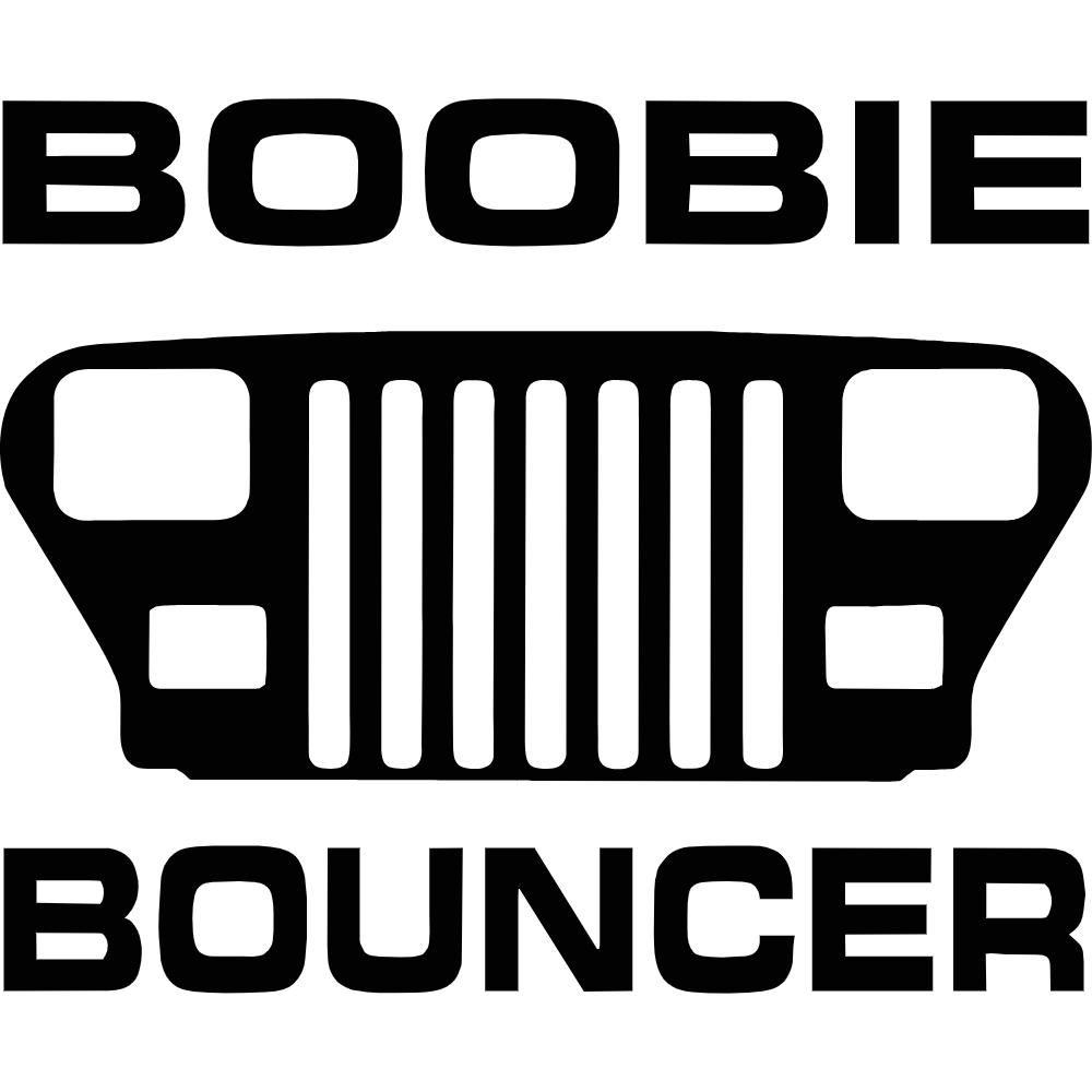 Boobie Bouncer Jeep Decal