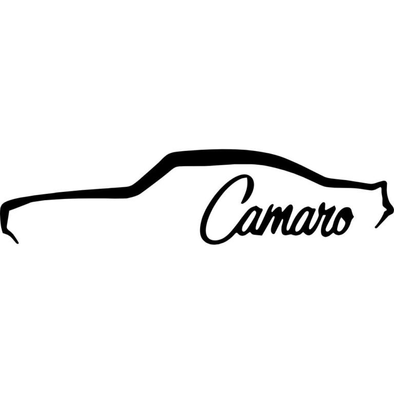 Camaro Silhouette Decal