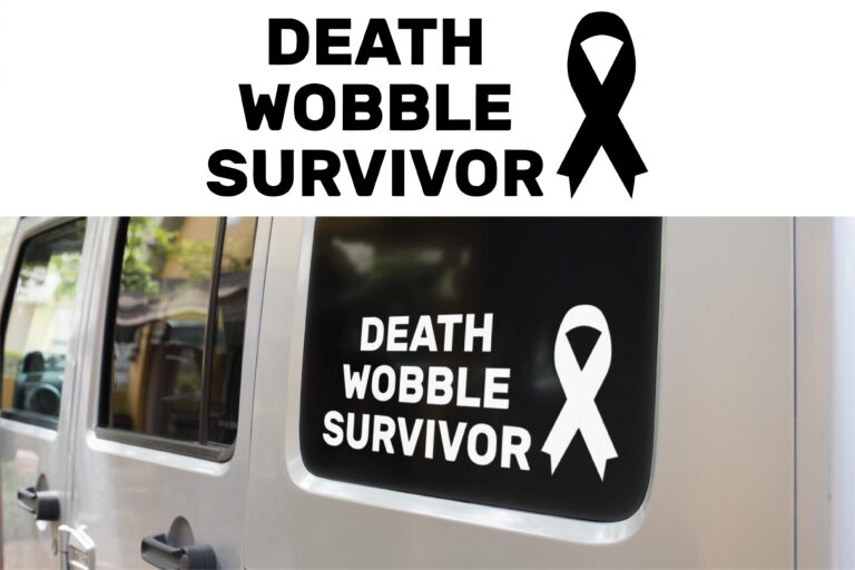 Jeep Death Wobble Survivor Decal