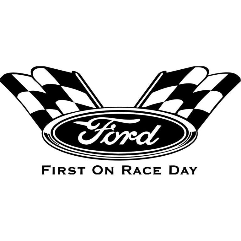FORD First On Race Day Decal