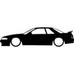Nissan GTR Silhouette Decal