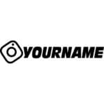 Slant Custom Instagram Decal