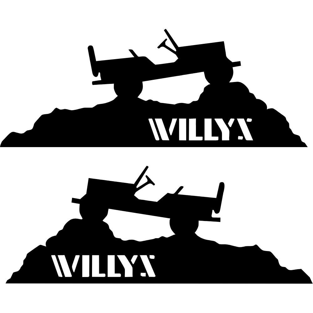 Willys Jeep Decal