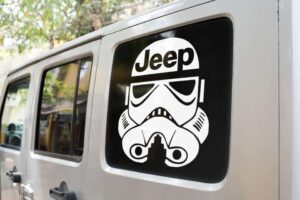 Stormtrooper Jeep Decal sticker