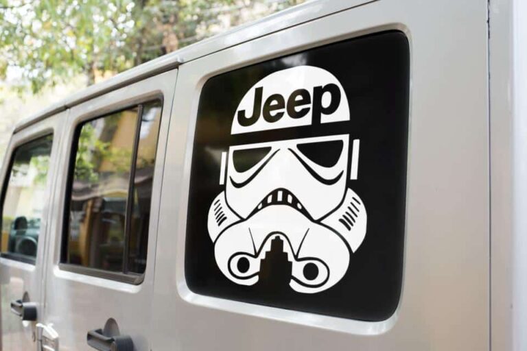 Stormtrooper Jeep Decal sticker