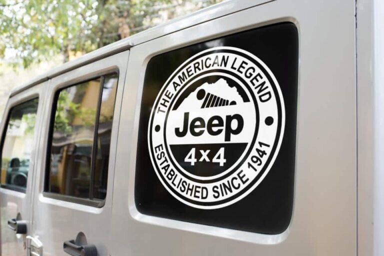 Jeep The American Legend Decal