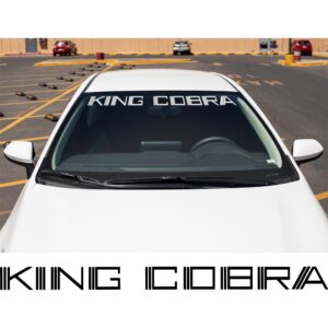 King Cobra Windshield Banner