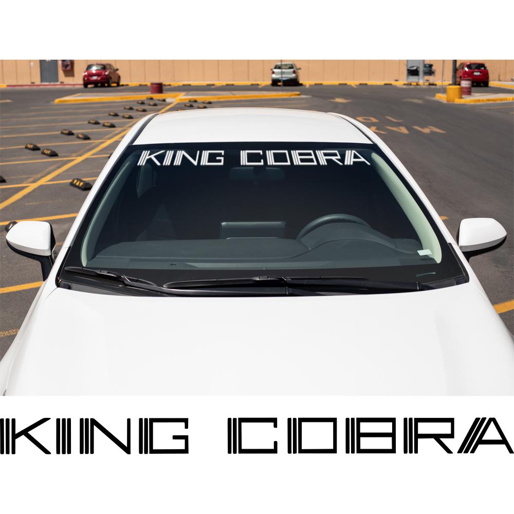 King Cobra Windshield Banner