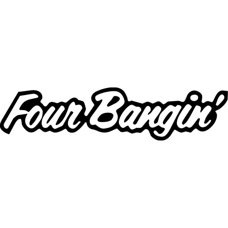Four Bangin Decal