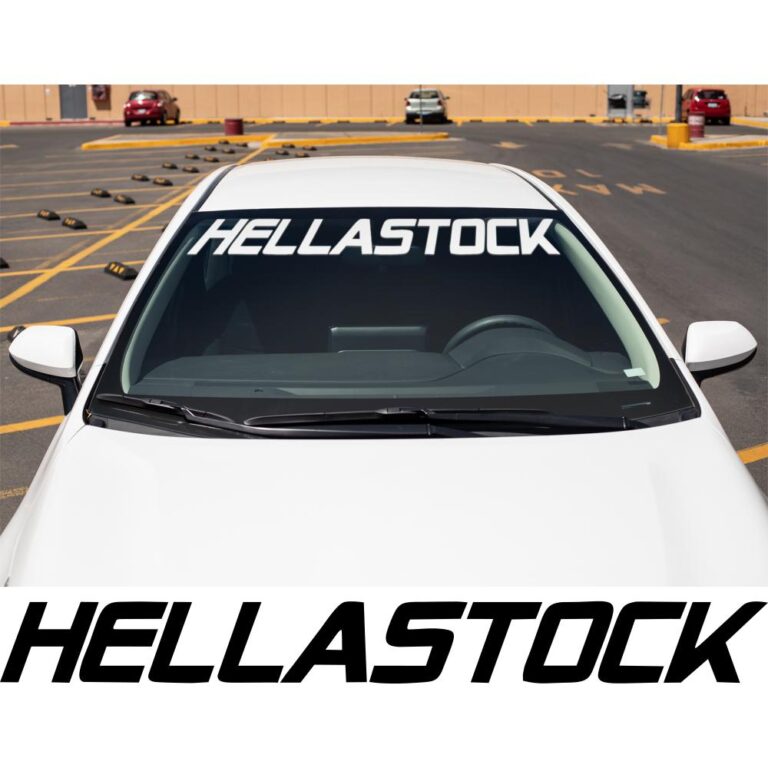Hellastock Windshield Banner
