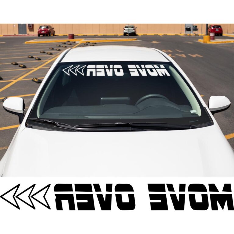 Move Over Windshield Banner