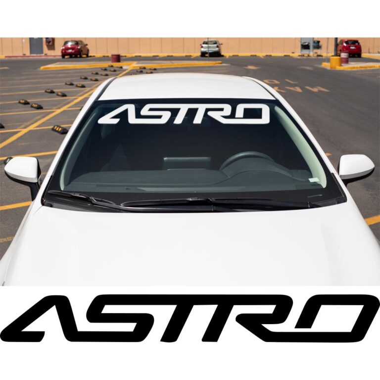 Chevy Astro Windshield Banner