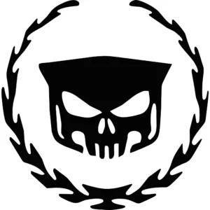 Cadillac Skull Decal
