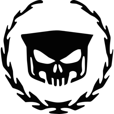 Cadillac Skull Decal