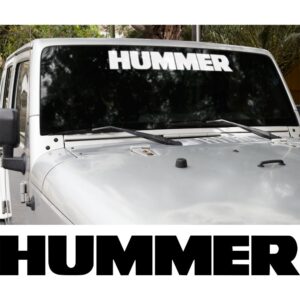 Hummer Windshield Banner