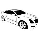 Cadillac CTS Silhouette Decal