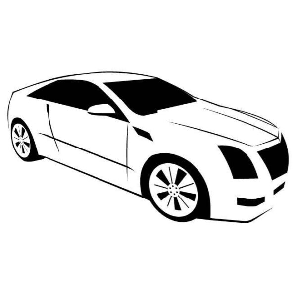 Cadillac CTS Silhouette Decal