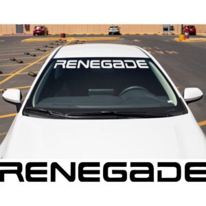 Jeep Renegade Windshield Banner