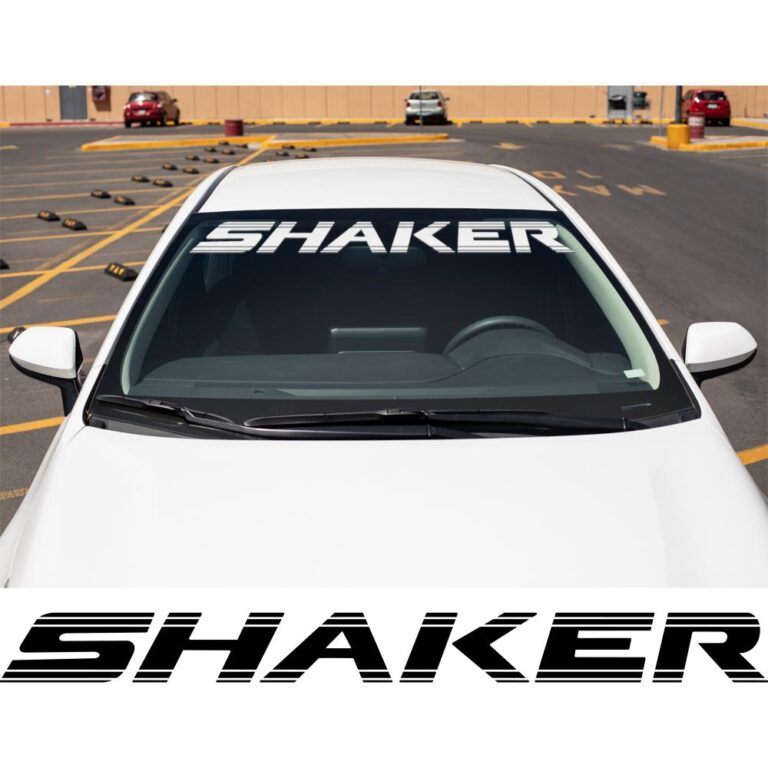 Dodge Challenger Shaker Windshield Banner