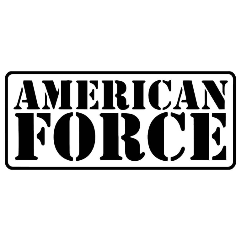American Force Wheels Decal Sticker