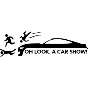 Car Show Mustang Decal