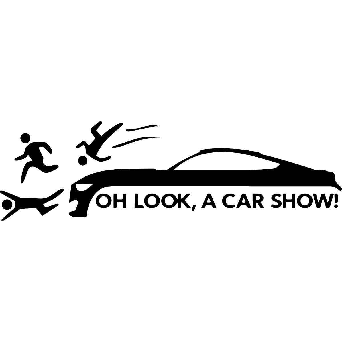 Car Show Mustang Decal