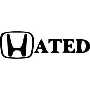 Honda Hated Decal