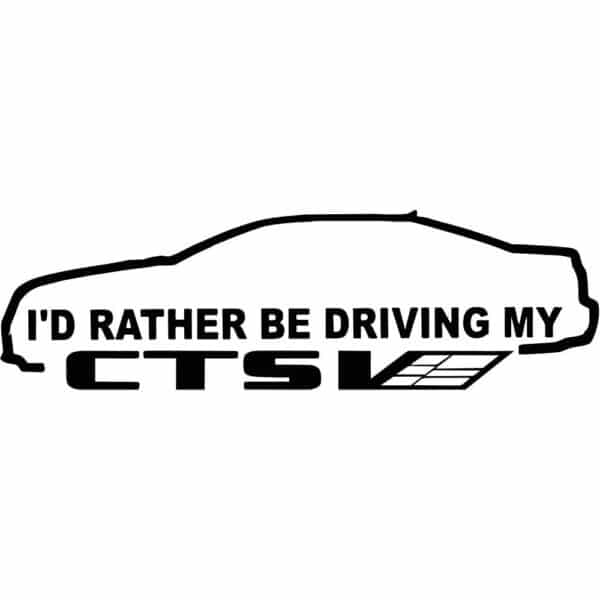 Cadillac CTS V2 Sedan Decal