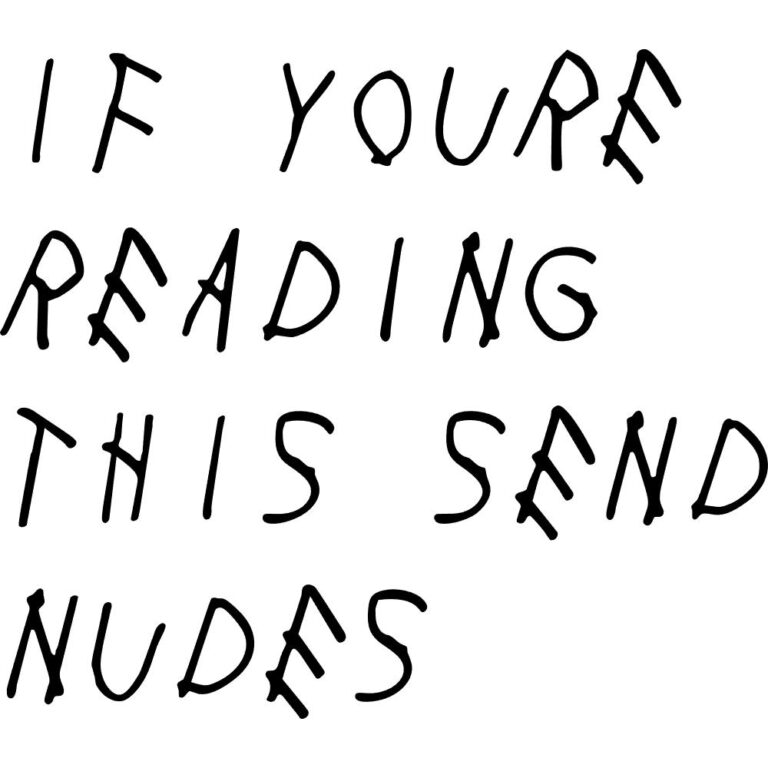 If Youre Reading This Send Nudes Decal