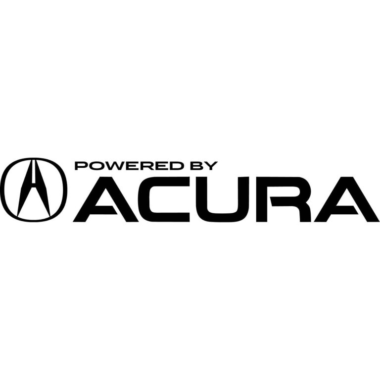 Powered By Acura Decal Sticker