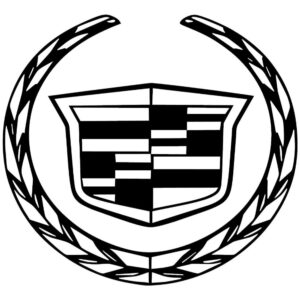 Cadillac Wreath Decal
