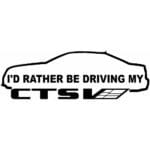Cadillac CTS V1 Sedan Decal