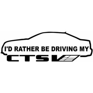 Cadillac CTS V1 Sedan Decal