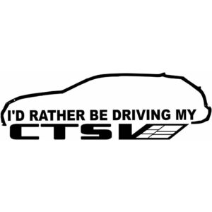 Cadillac CTS V2 Wagon Decal