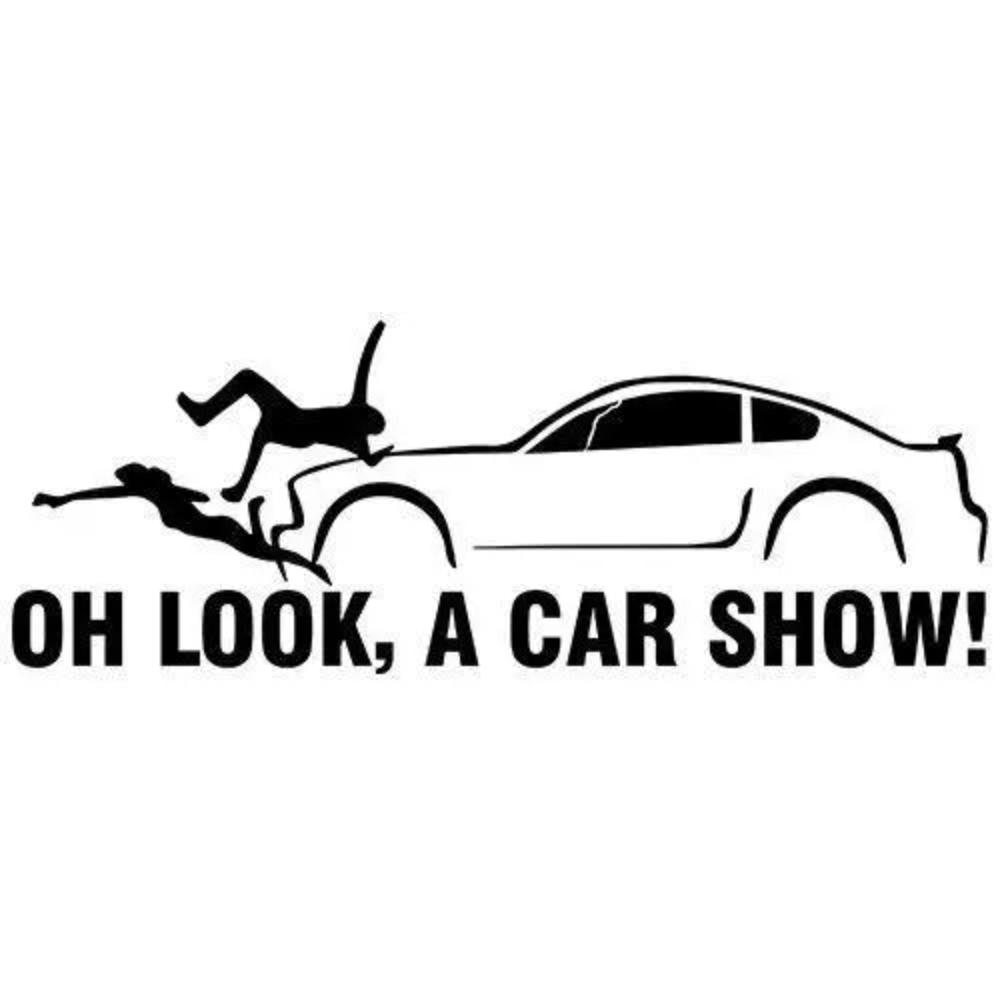 Car Show Mustang Decal