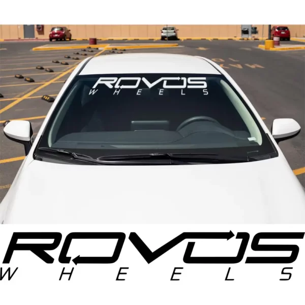 Rovos Wheels Windshield Banner