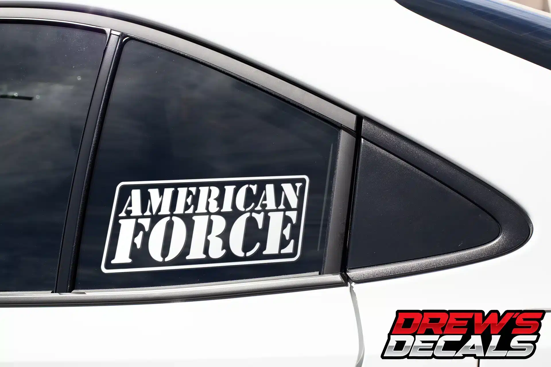 American Force Wheels Decal